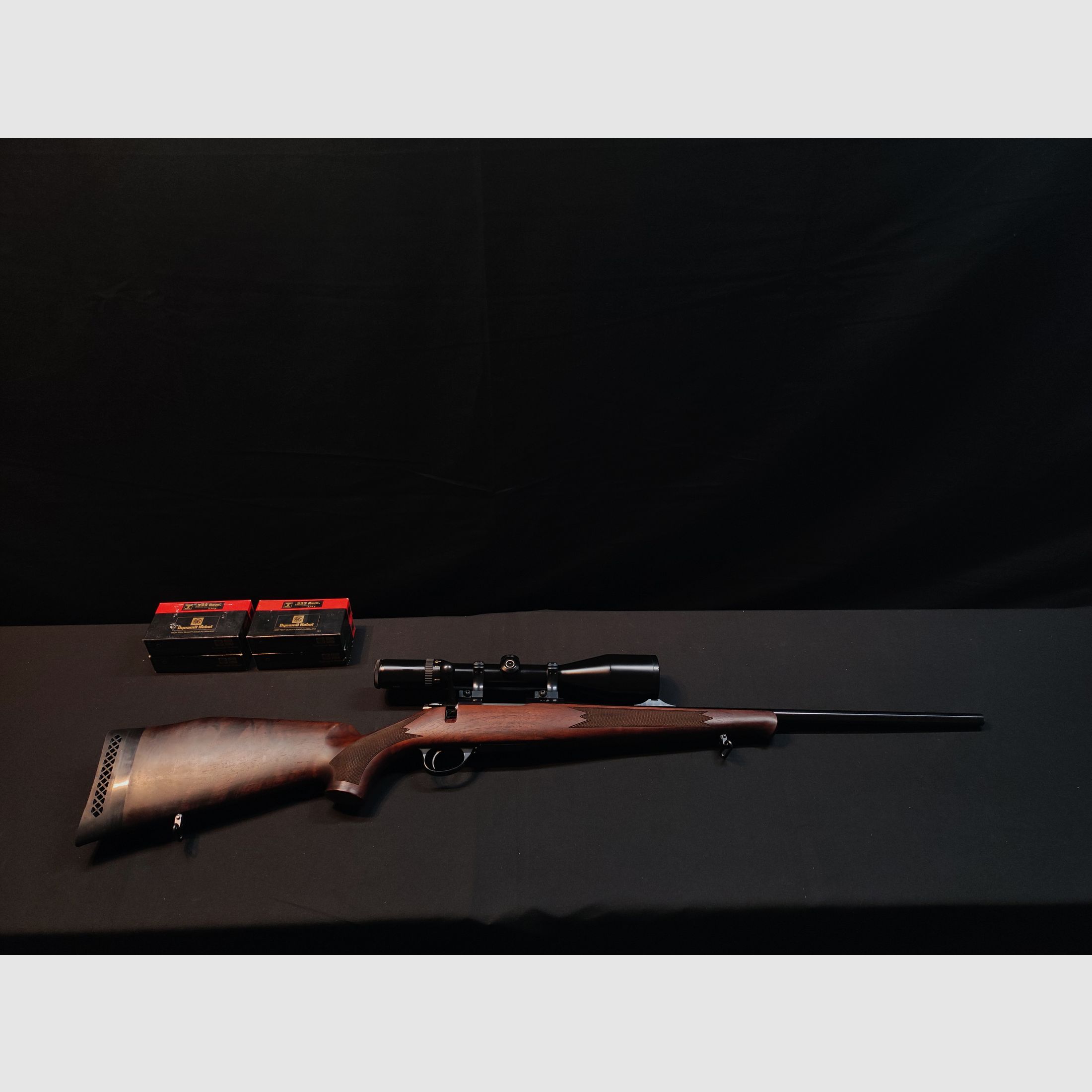  Sako Repetierbüchse Kal. .222 Rem - Schmidt & Bender 2,5–10x56 – Sehr guter Zustand
