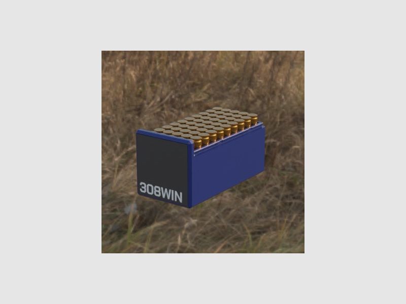 Filamelt Munitionsbox / .308 Winchester / ‘Schiebedeckel’ / Patronenbox, Ammo Box