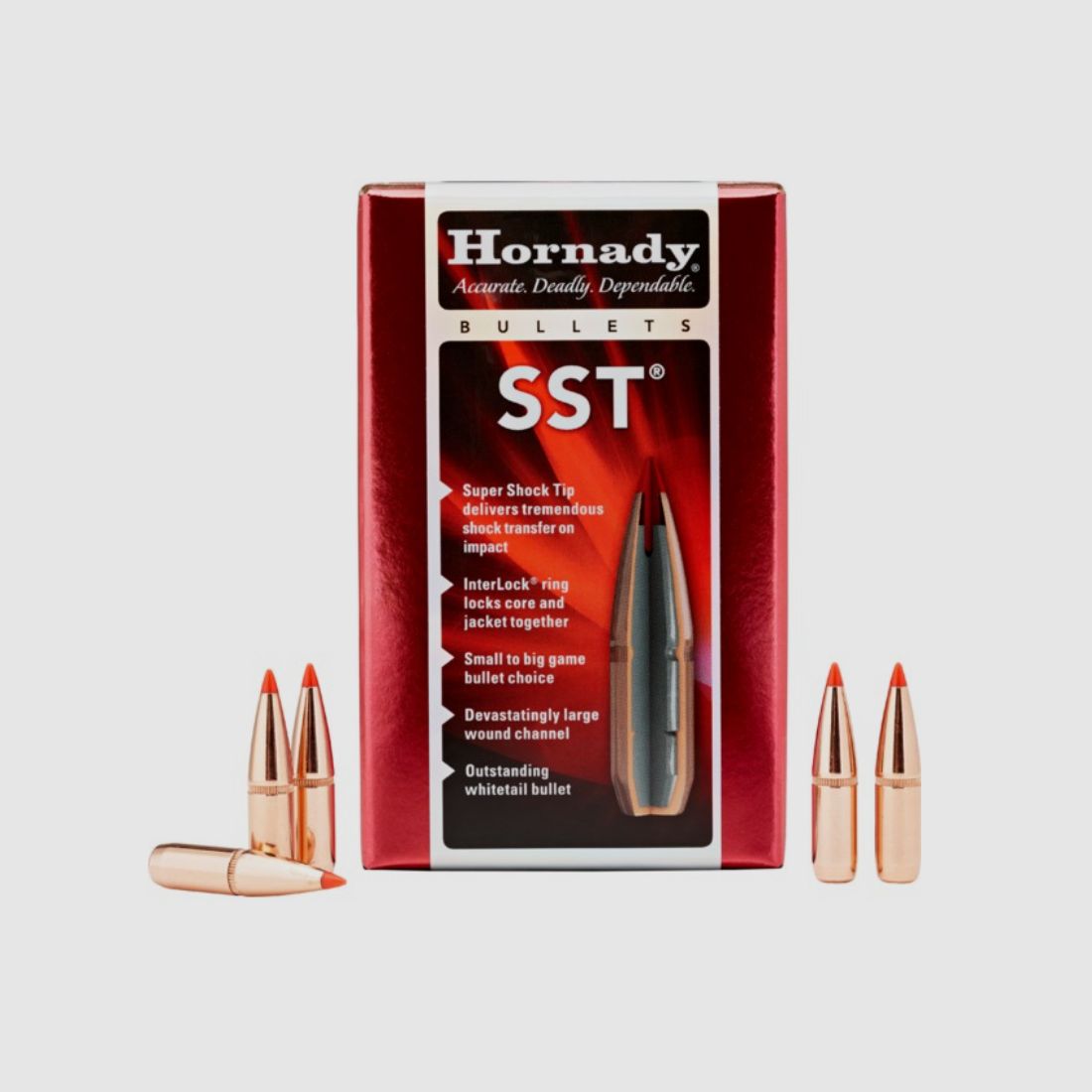 Hornady SST Bullets 6.5 mm/.264 in 123 Grain Item 26173