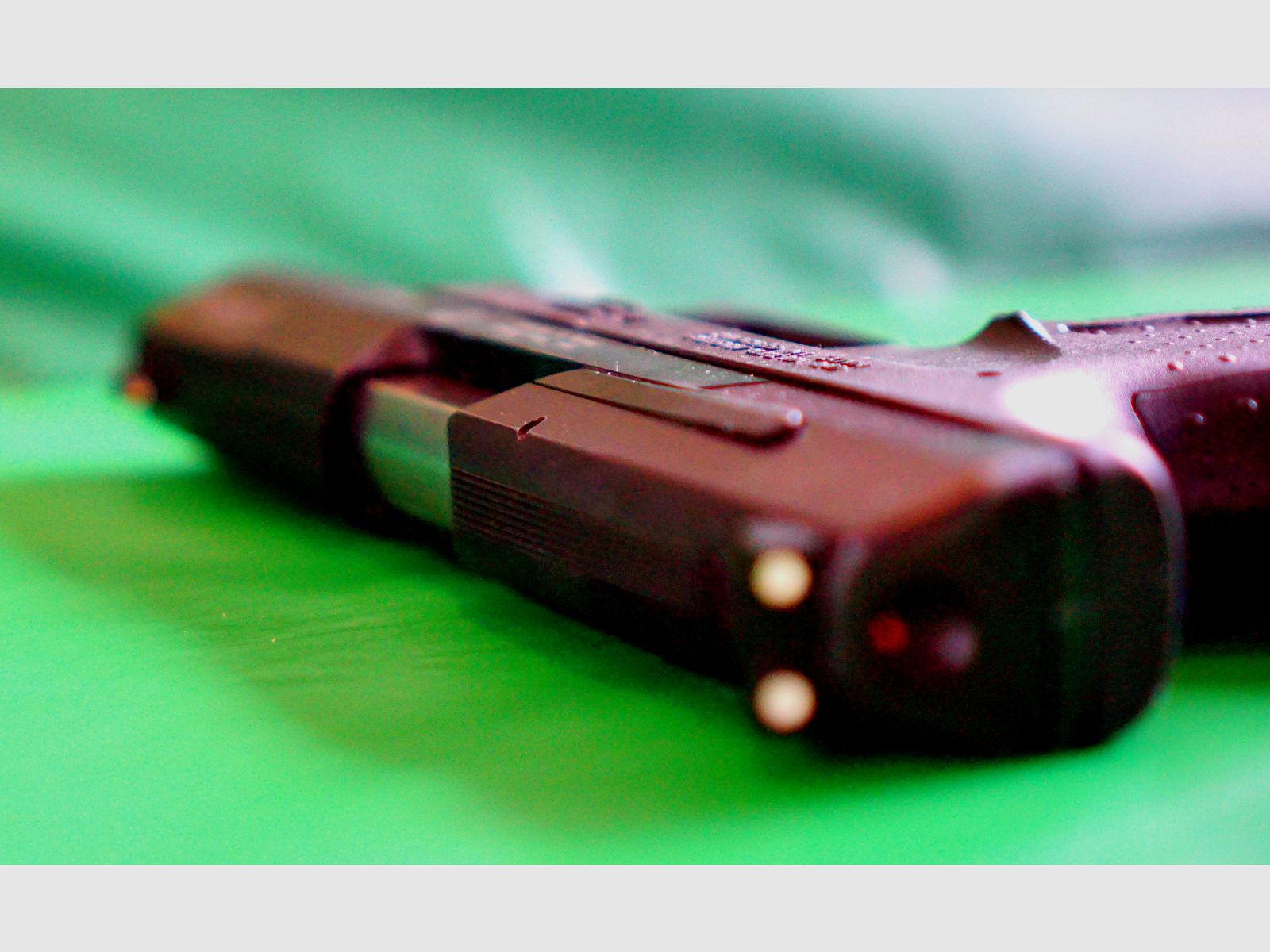 Walther P99 blank firing pistol 9mm P.A.K. (PTB 637) with holster - P 99 with EXTRA deep barrel block