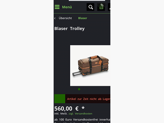 Blaser Trolly !!!!!!