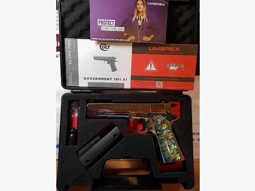 Colt 1911 Chrom, neu, unbeschossen, lange Federführung, Sammlerstück. VB 275 EU Preis !