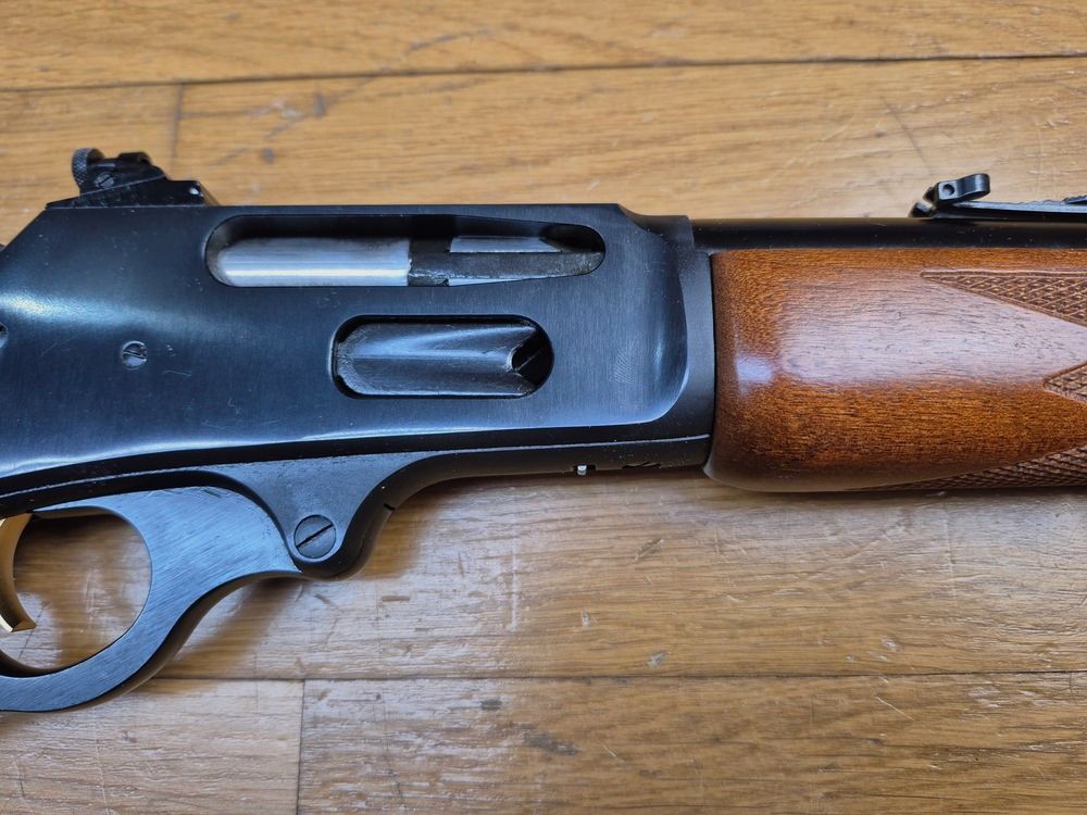 Bellissima carabina a leva Marlin 336 – Cal. 30-30 – Raro marchio « JM » – Arma di fabbricazione Marlin prima del fallimento – Una vera Marlin di Marlin! – Superba lavorazione – Regolazioni da sogno – Condizioni come nuove!, immagine 30 di 33