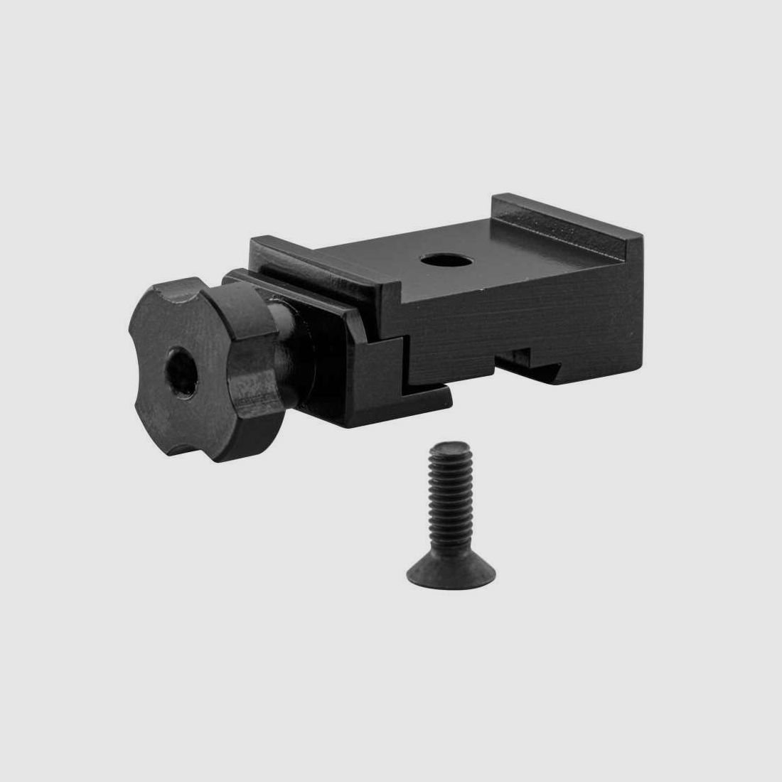 Aluminium-Monoblockfuß mit 11mm Schiene für Kompensator. - Alu-Monoblockfuß, Bild 2 von 5