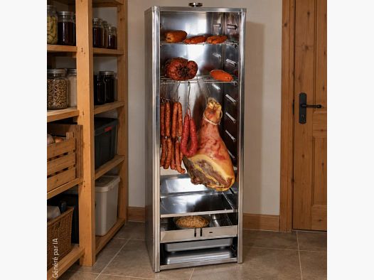 Fumoir Peetz 77001 acier aluminisé 120 cm