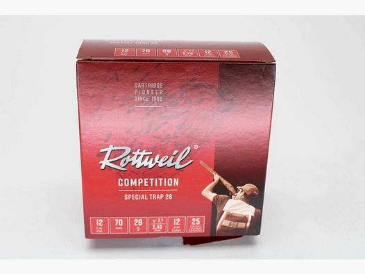 Rottweil Special Trap 28gramm No 7,5 BLEI 2,4mm SOFORT VERFÜGBAR - 12/70