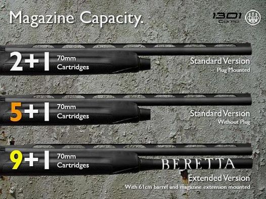 BERETTA Selbstladeflinte >60cm Mod. 1301 Competition 12/76| LL61cm| 9+1