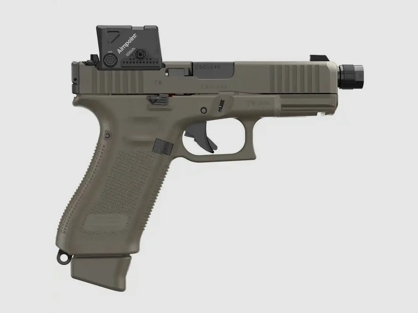 Glock 45 MOS FS GL A-Cut Hunter Combo Pistole 9 mm Luger, Bild 2 von 2