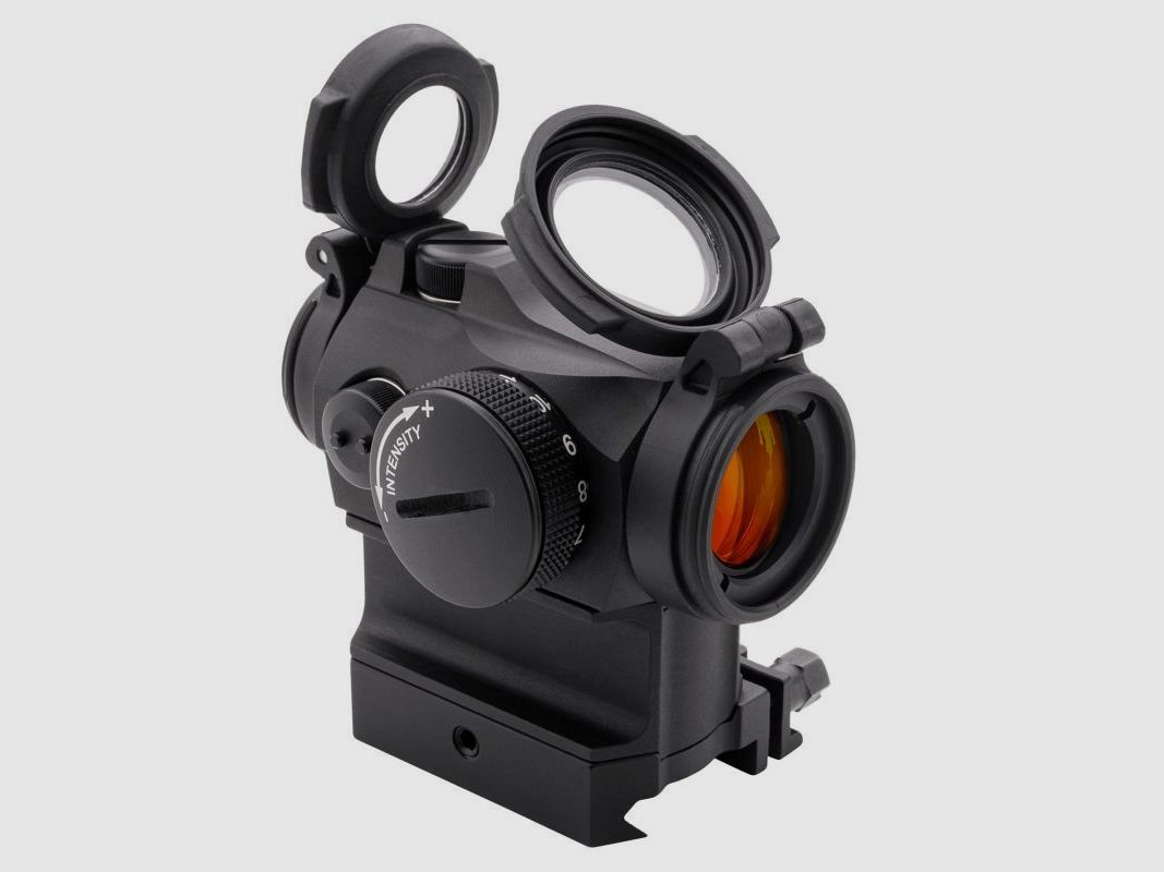 Aimpoint Rotpunktvisier Mod. Micro H-2 2 MOA / Schwarz incl. Adapter 39 mm für Weaver / Picatinny