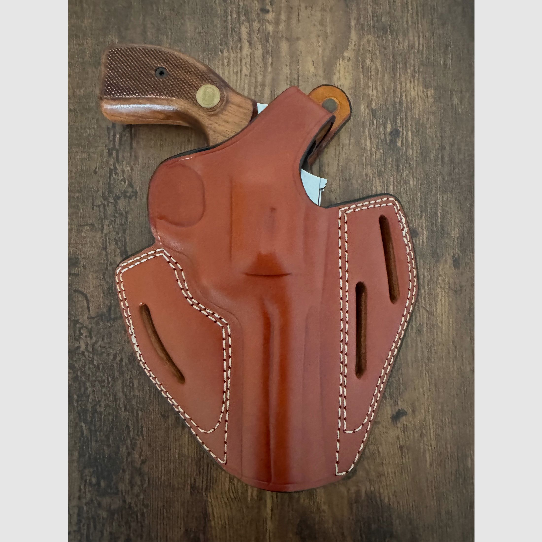 Mauser L100 9mm Chrom Rarytas! Z skórzanym dopasowanym kaburą