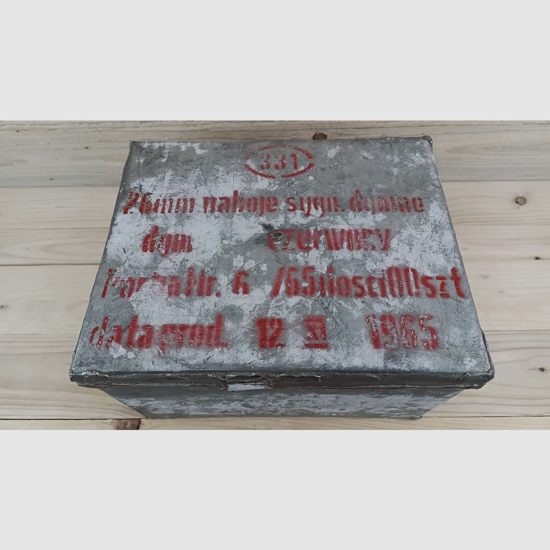 Signalpatrone, Kal. 4 (26,5 mm) Rauch Rot *100 Schuss in OVP*