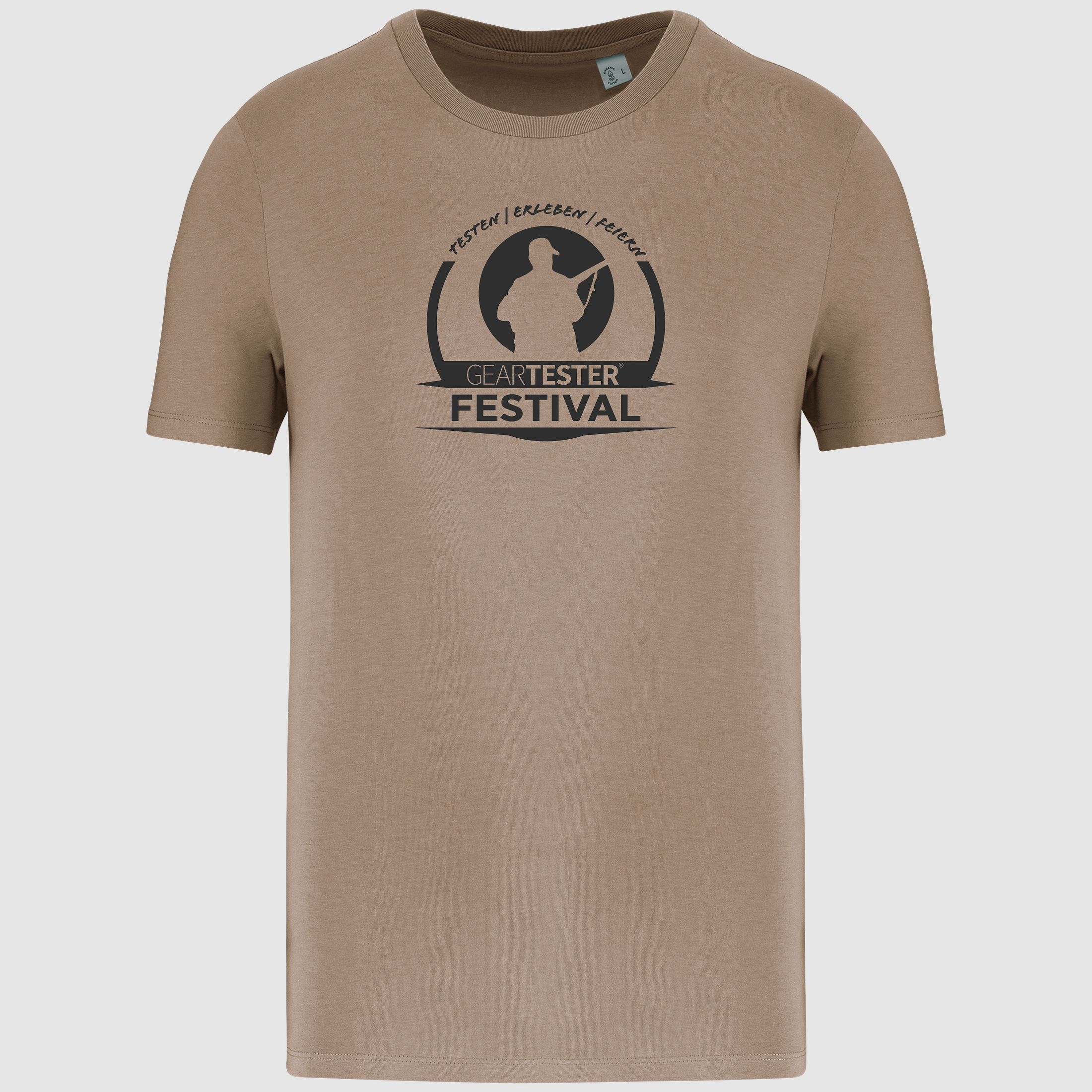 Geartester Festival Bio T-Shirt, großes Logo