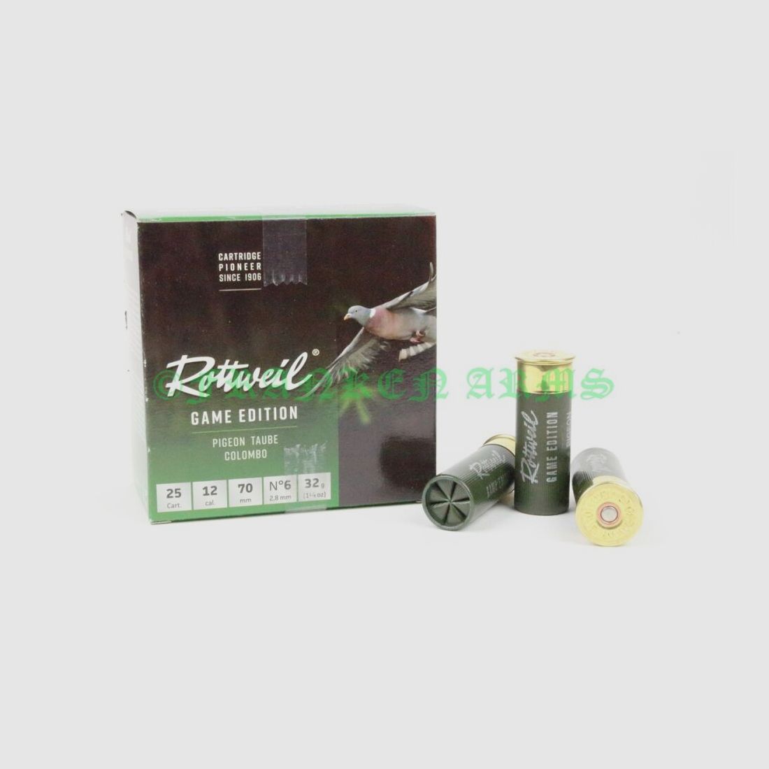 Rottweil Game Edition TAUBE 12/70 2,8mm 25Stück Staffelpreise