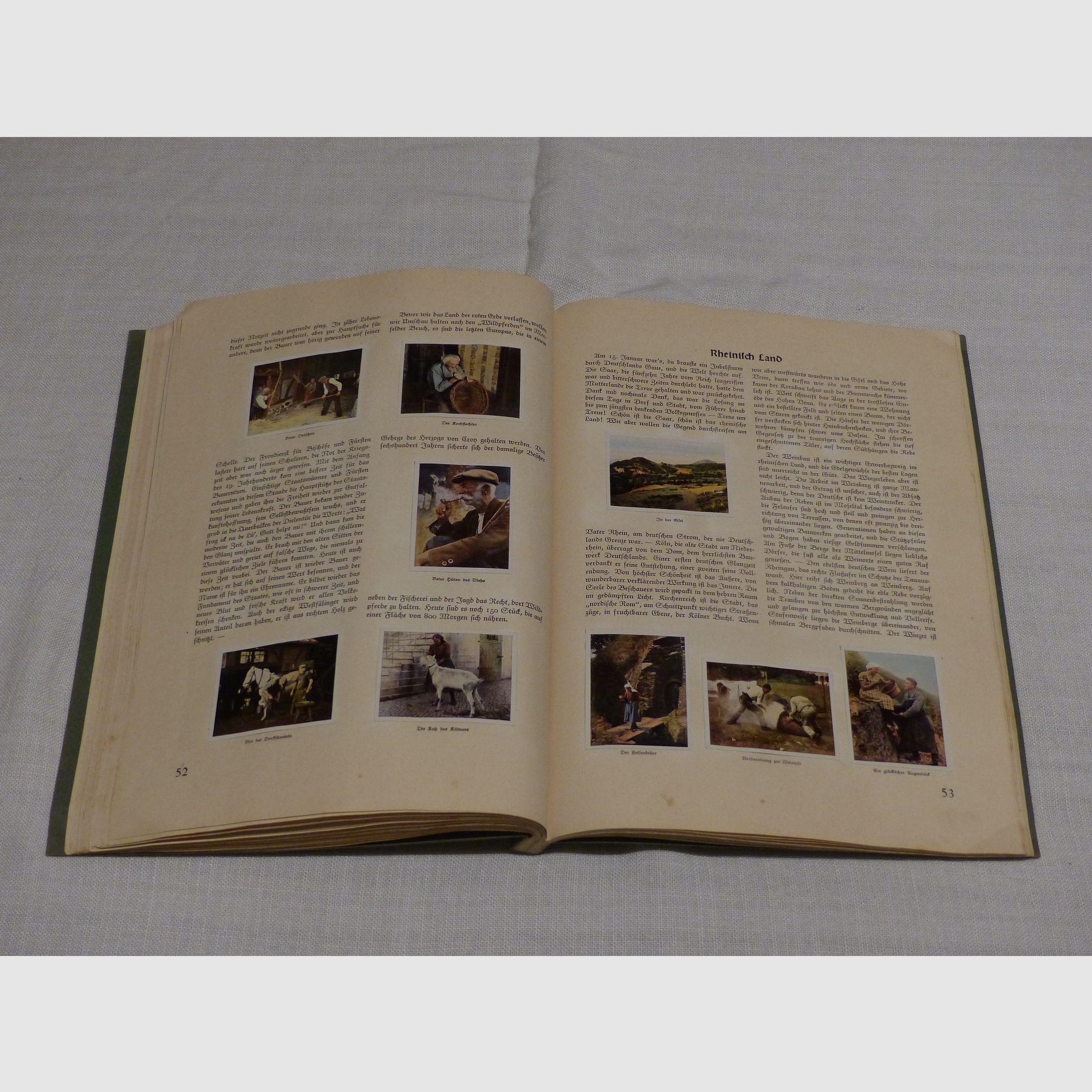 Auf deutscher Scholle komplett Stickeralbum 1935