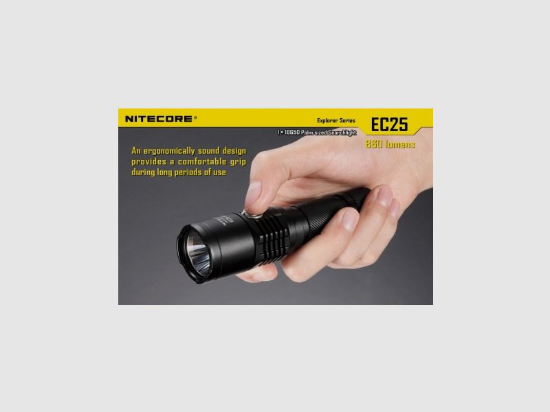 Zaklamp Nitecore EC25 Cobra Explorer 860 lumen, afbeelding 14 van 23