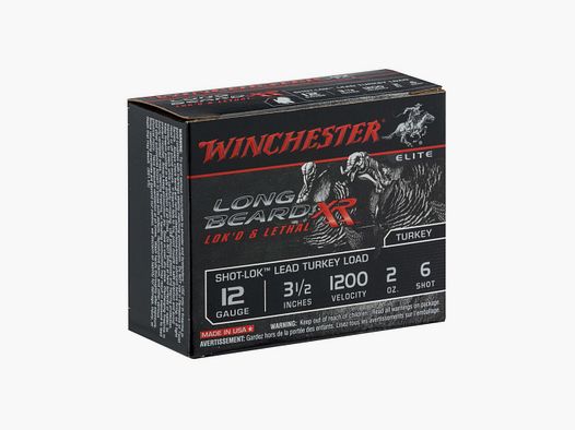 Cartouches Winchester XR long beard - Cal. 12/89. N°6