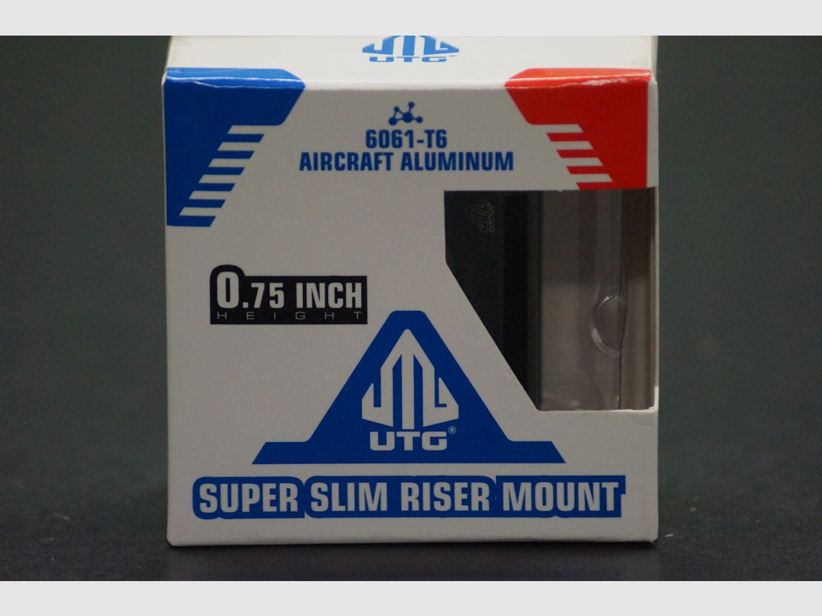 UTG Super Slim Riser Mount 3 Slot 3cm