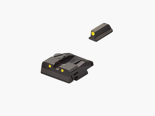 LPA SPL Visor 3-Dot L-L amarillo P99+PPQ