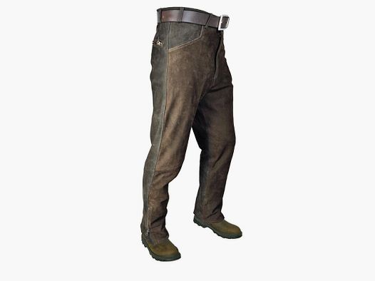 Hubertus Lederhose 2-Farbig "Trapper"