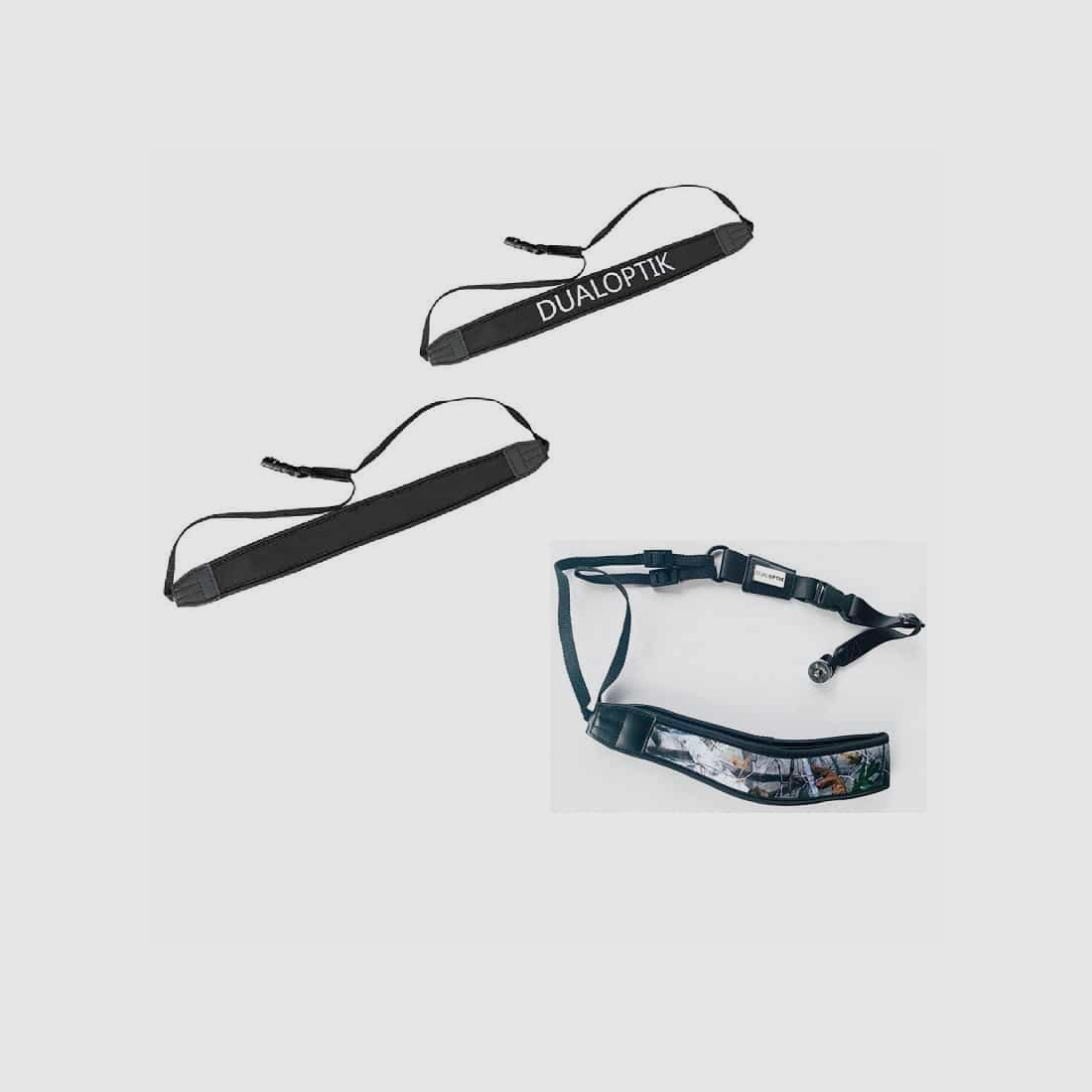 Dual optics schouderriem