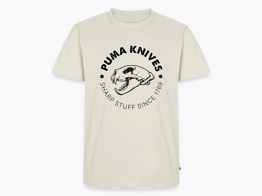 PUMA Heren Premium T-Shirt "PUMA KNIVES Skull BW"