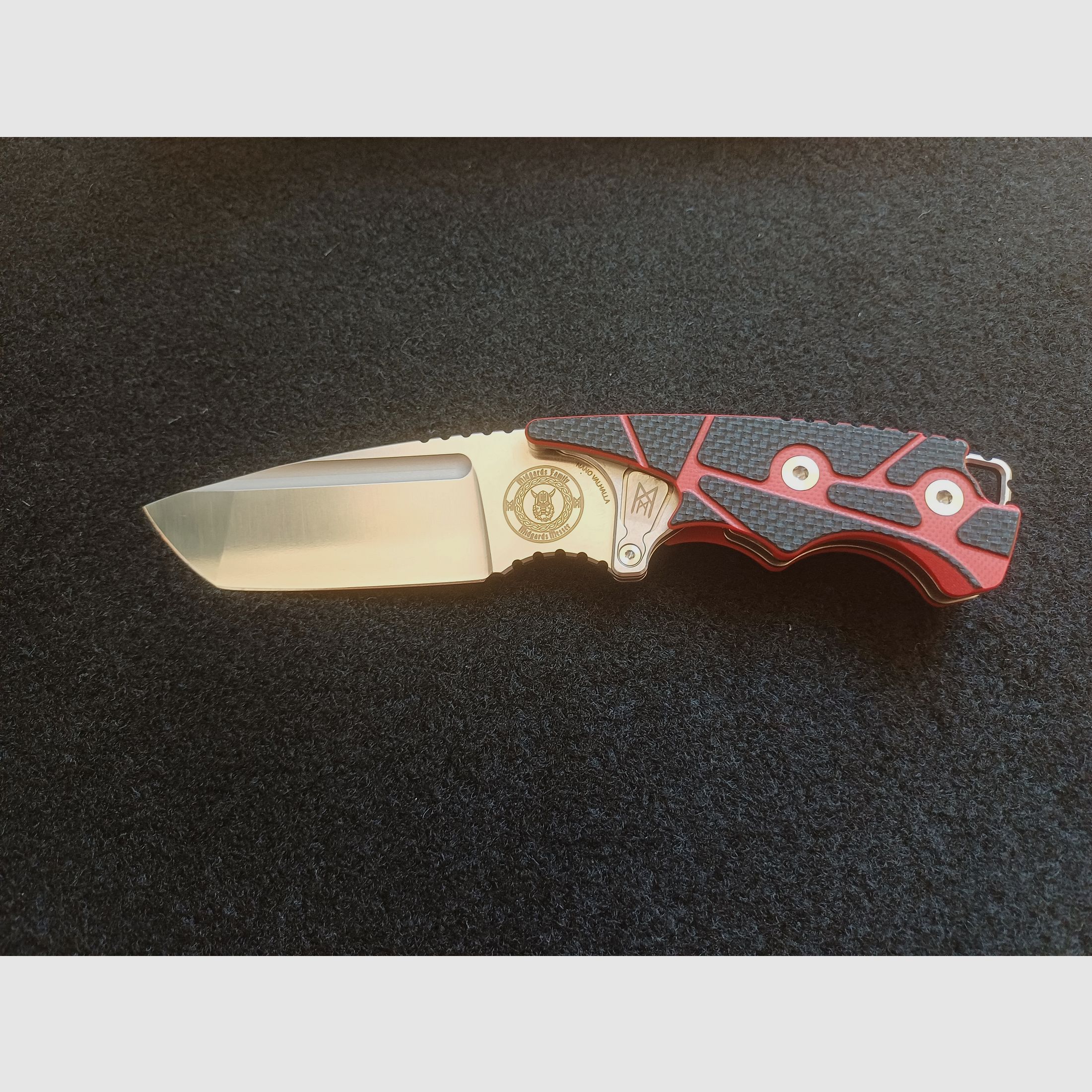 Midgards Messer Nano Valhalla rot Sammler-Messer