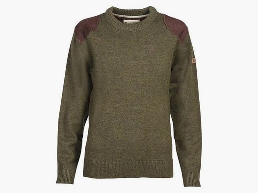Pull Brodé Col Rond Enfant Percussion Kaki