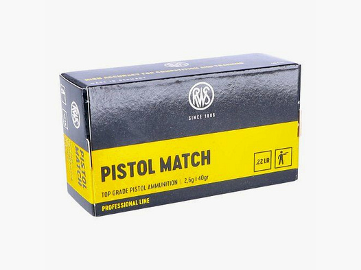 RWS Pistol Match 40gr .22lr