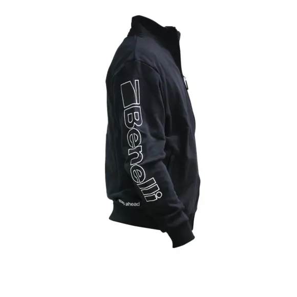 Sweat Shirt Benelli Zippé Noir, image 3 sur 4