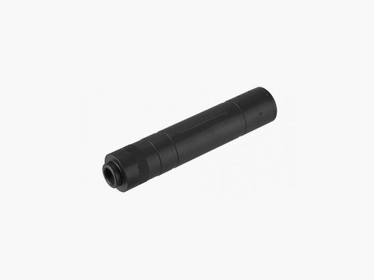Aluminum suppressor 155mm knurled black