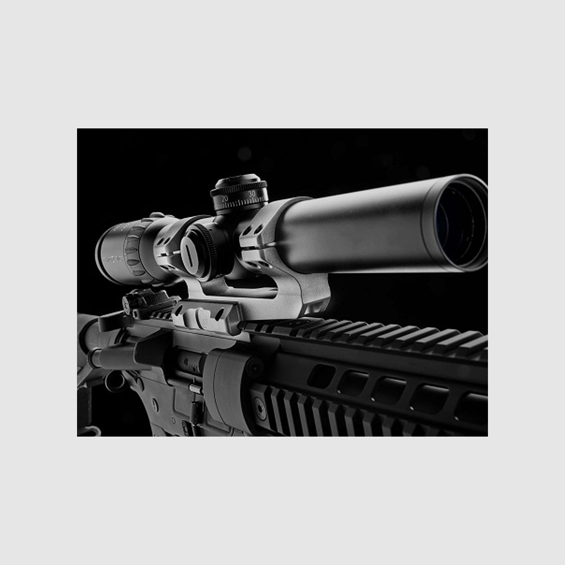 ERATAC Blockmontage ULTRALEICHT, verlängert ø 30 mm + 22 mm Bauhöhe (0 MOA Vorneigung), 147 g