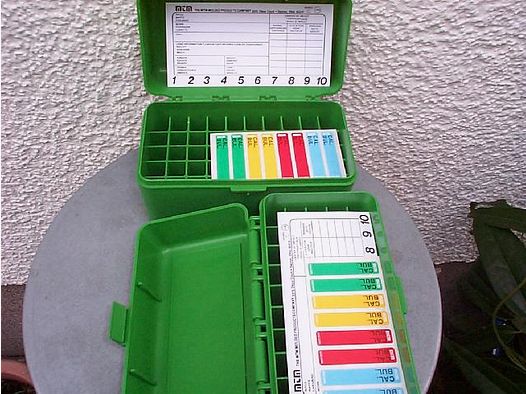 "Mit Scharnier"MTM CASE-GARD RM-50er Patronenbox .308 Win/.243 Win/u.v.m Grün