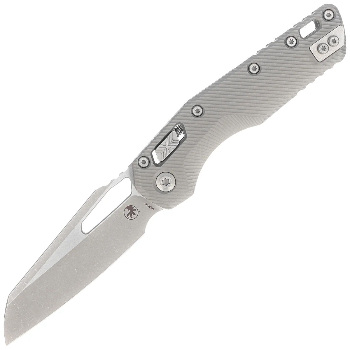 Klappmesser Microtech MSI S/E Natural Clear Fluted Aluminium, Apocalyptic M390MK by Tony Marfione (210-10APFLNC)
