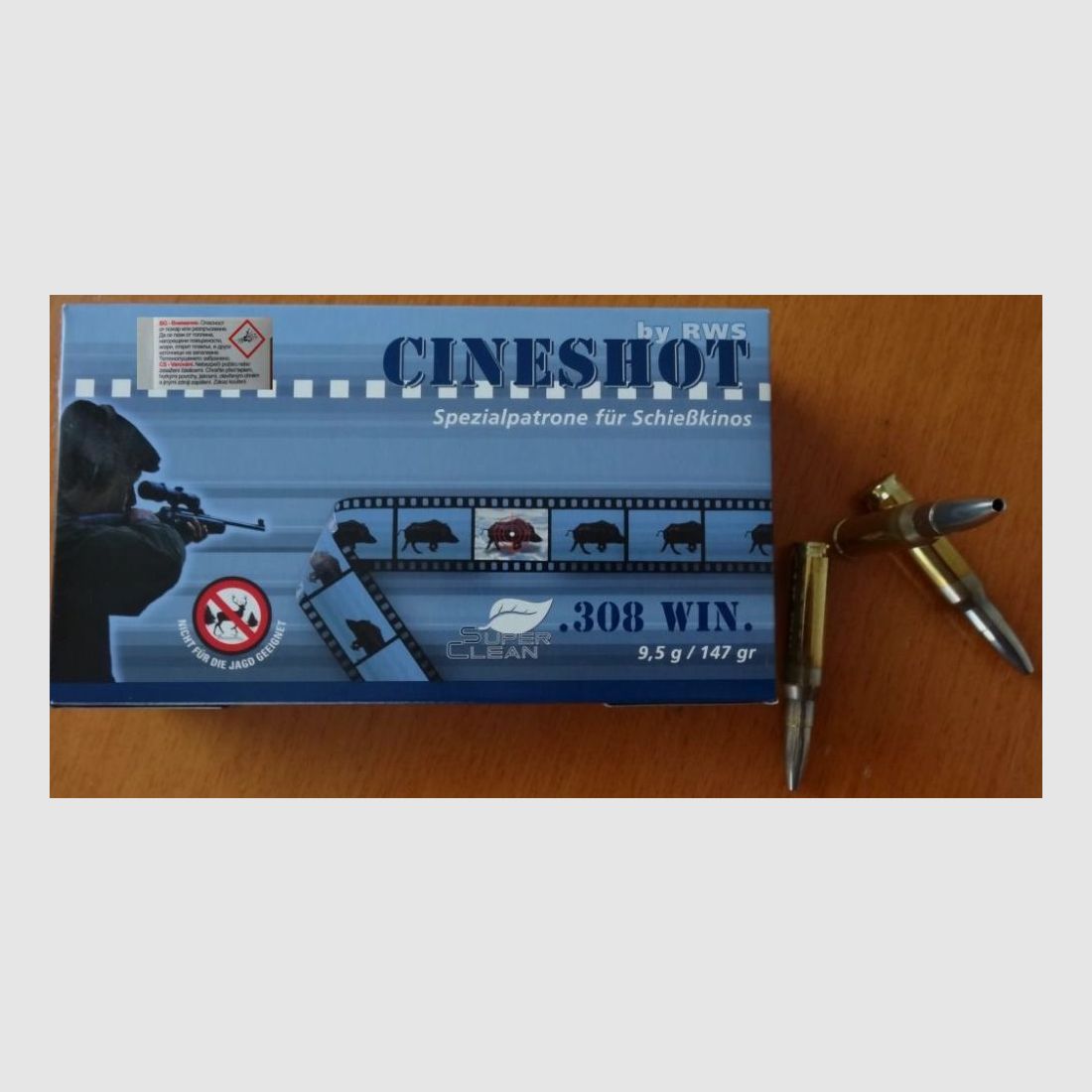 RWS Cineshot Patronen: .308 Winchester, RWS Cineshot