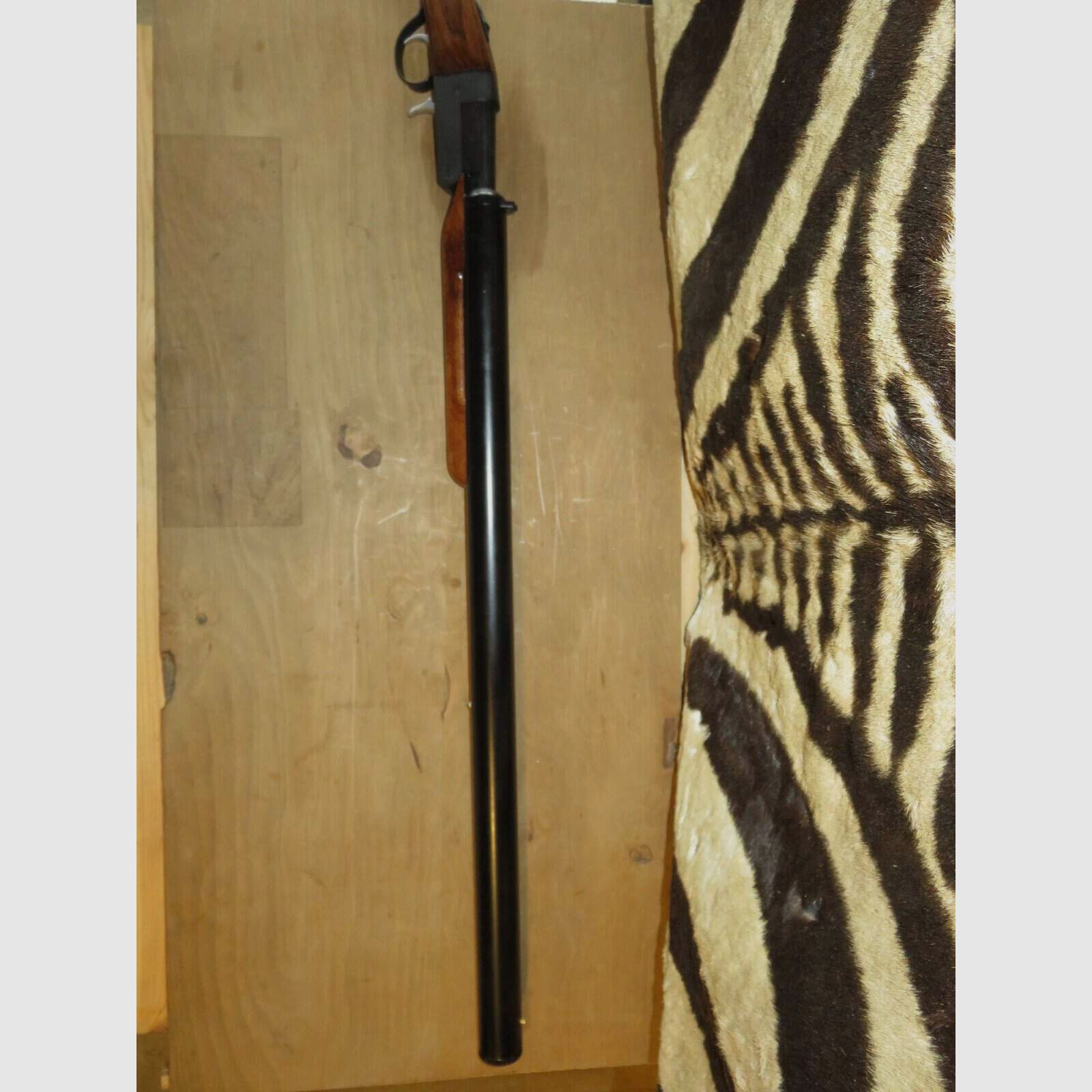 Einzelne Kipplaufbüchse mit 1 Schuss YILDIZ Kal. 410/76 Schalldämpfer, Auszieher, Bild 3 von 7