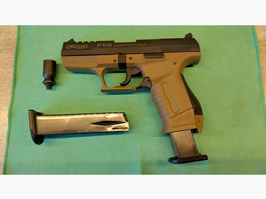 WALTER P99 pistola de fogueo calibre 9 mm P.A.K.
