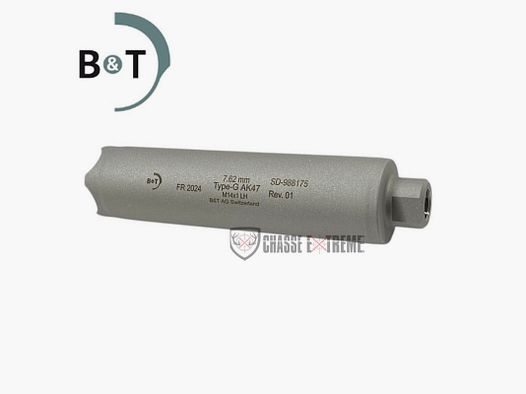 Suppressor B&T GRS Inconel M14x1 Cal 308 Win Left-handed