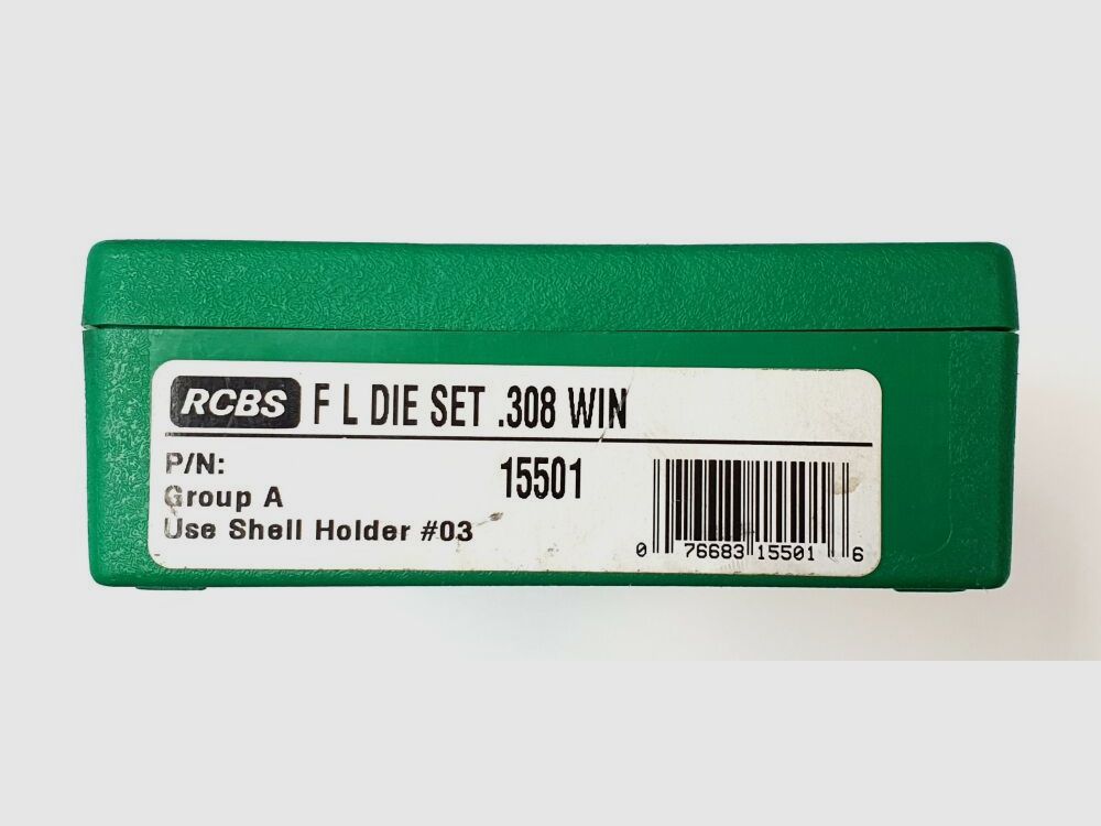 RCBS Reloading Die Box P/N 15501