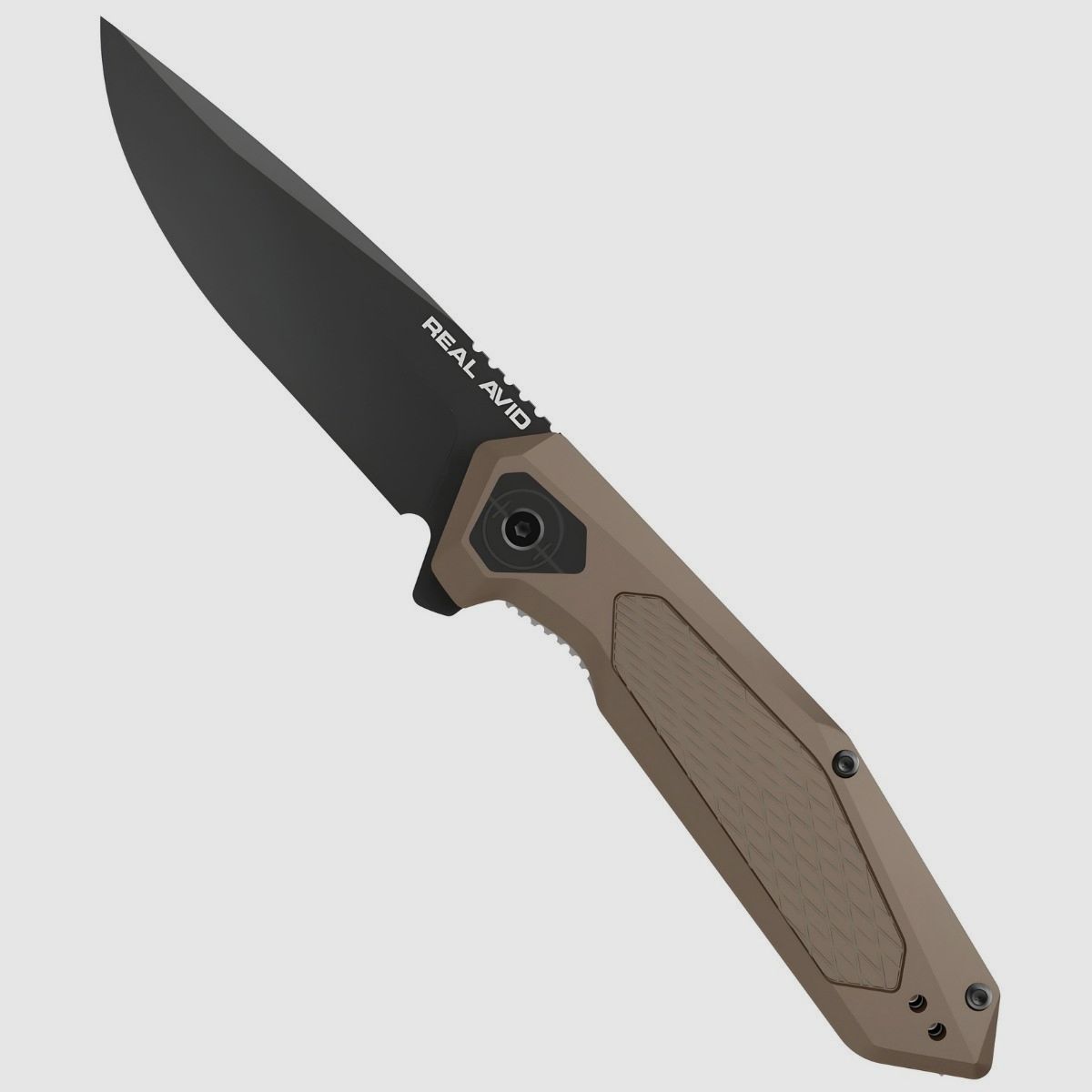 Real Avid - Nóż składany EDC RAV-3 - Aluminium - Brązowy - AVRAV3, zdjęcie 2 z 4