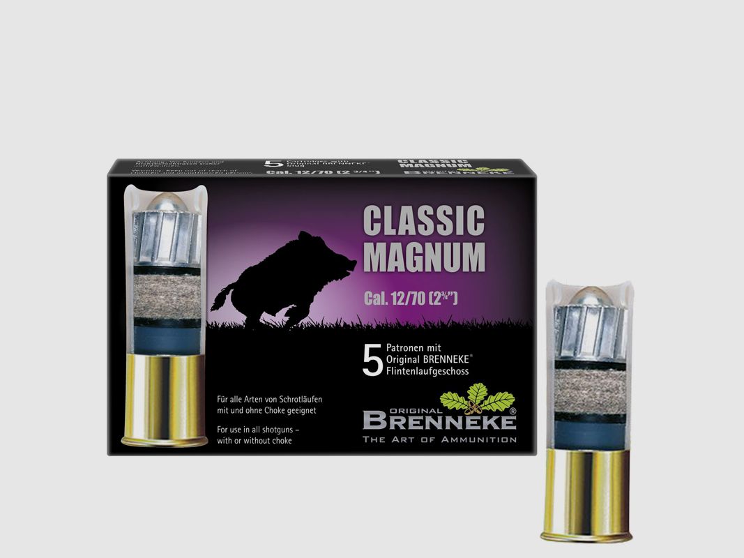 Brenneke Classic Magnum .12/70 31,5g 5 patronen