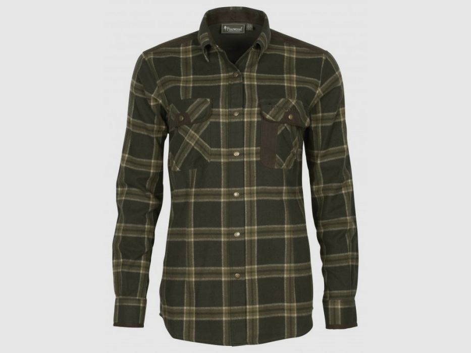 Chemise pour femme PINEWOOD PRESTWICK EXCLUSIVE 3428 - D.GREEN/GREEN, image 1 sur 3
