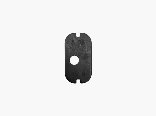 Benelli Stock Adjustment Plate Bend 50 mm (A) / 55 mm (B) Right/Left in Steel