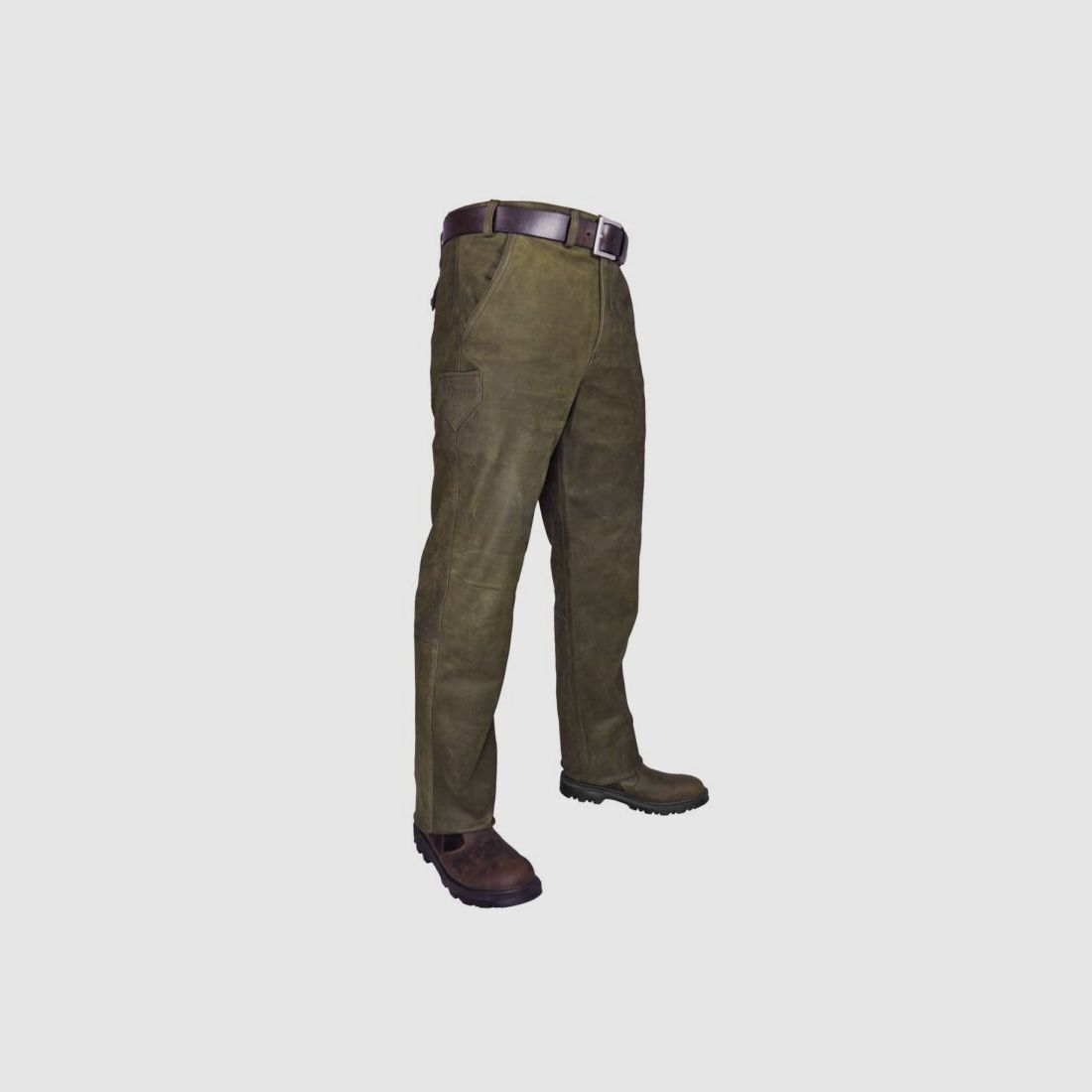 Hubertus Leder Jagdhose Trapper