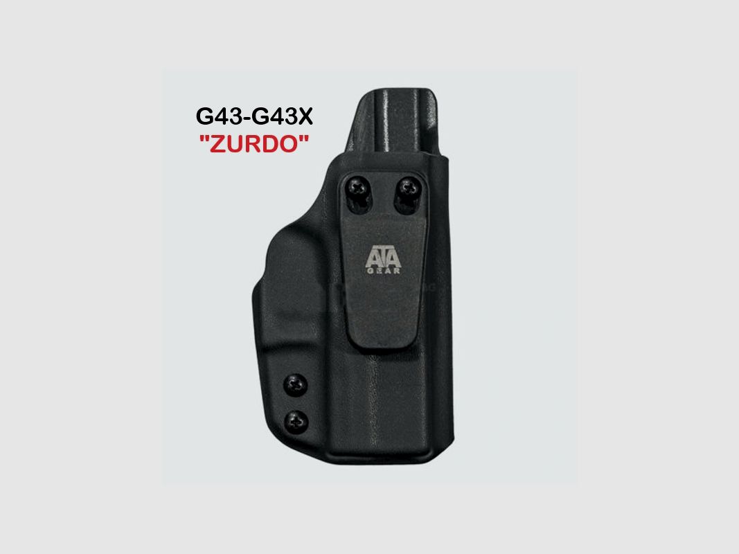 Futteral ATA FANTOM V3 GLOCK 43X IWB Innen schwarz links, Bild 2 von 2