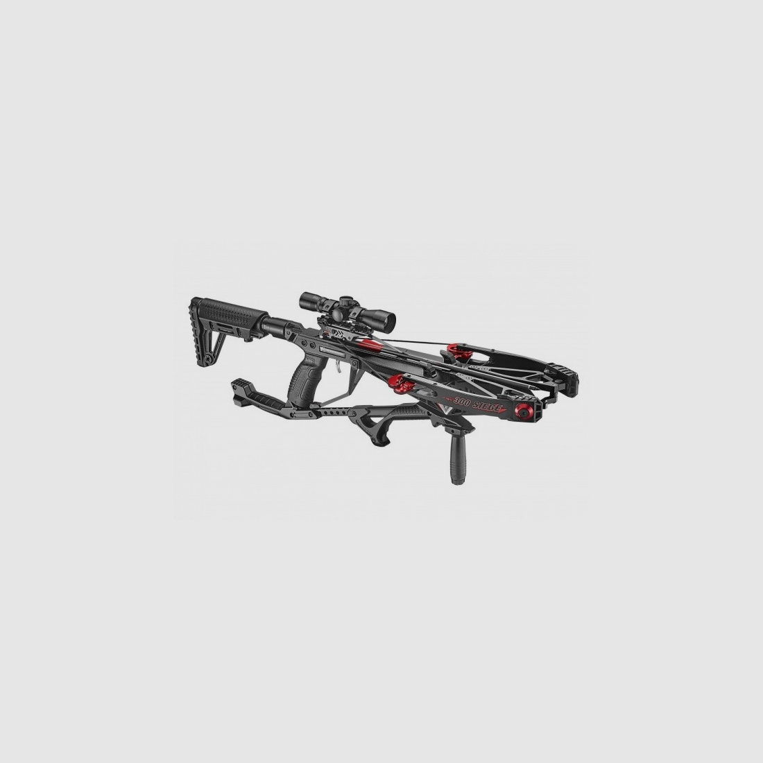 Armbrust Cobra SIEGE 150 lbs mit Köcher, Zweibein und Bolzen