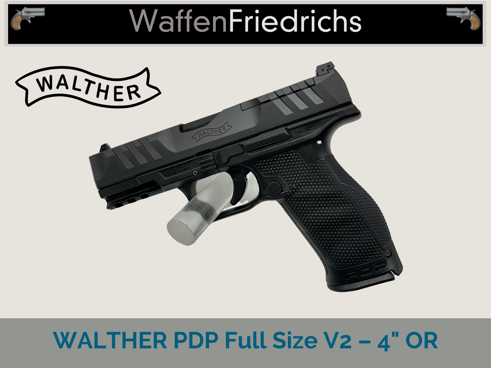 WALTHER PDP Full Size V2 – 4" OR - WaffenFriedrichs