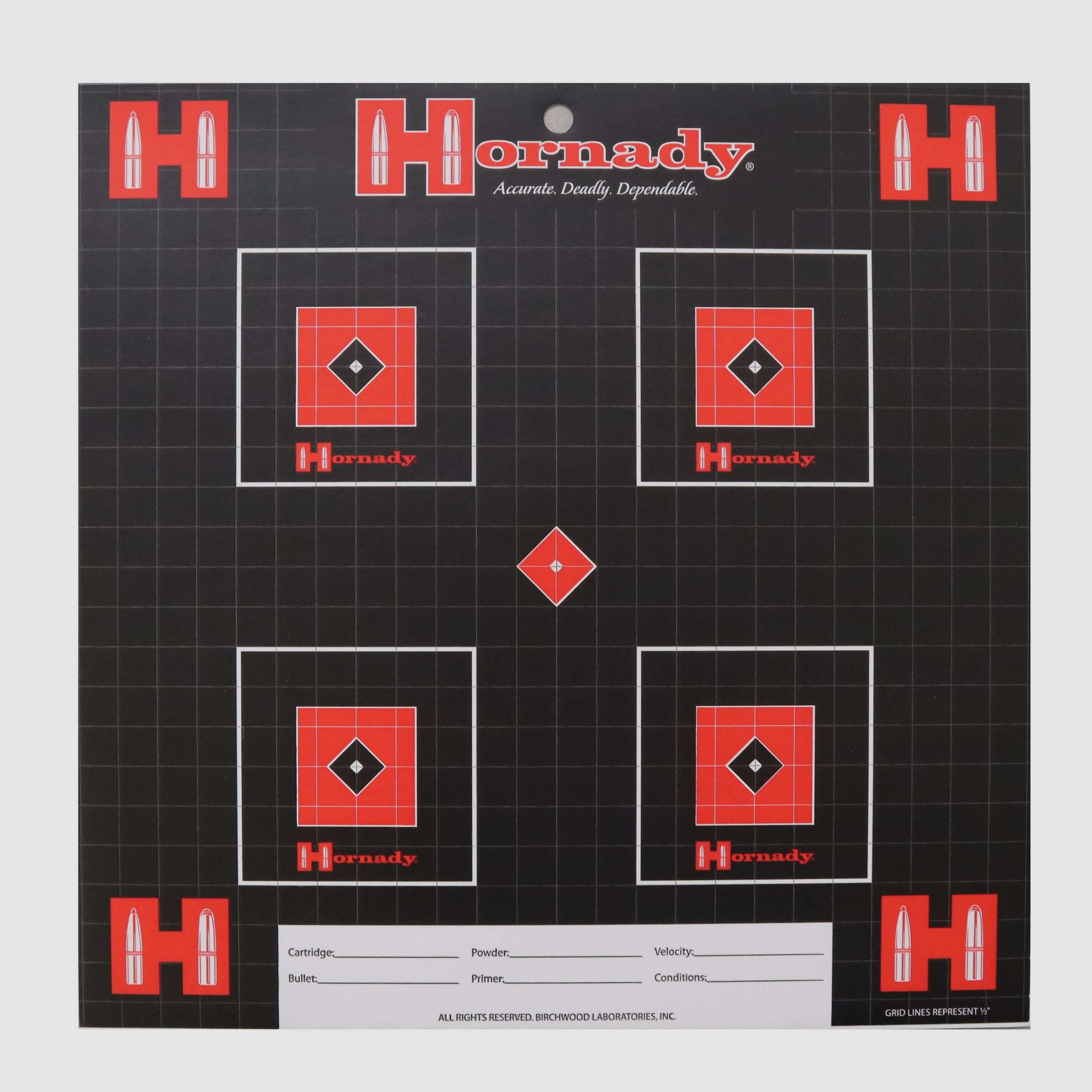 Hornady LNL bersaglio, 10 pz.