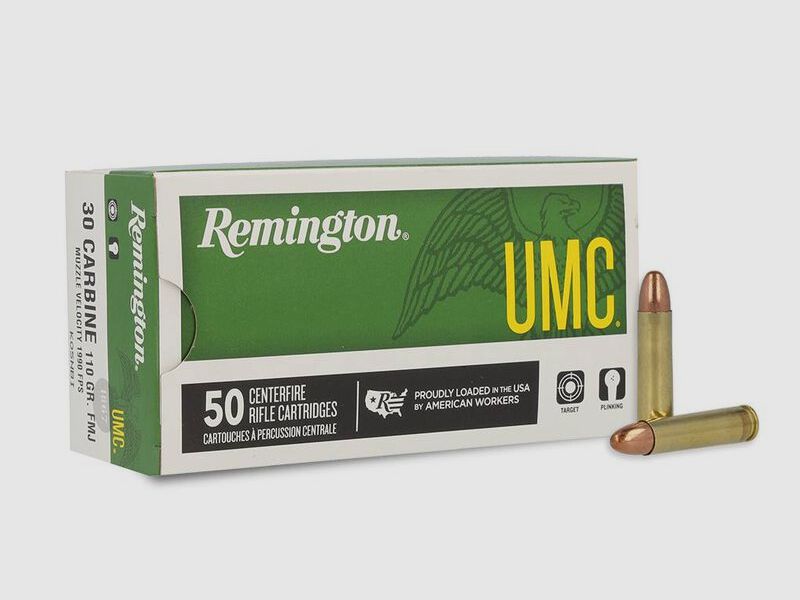 Remington UMC .30 Carbine 110GR FMJ 50 Patronen
