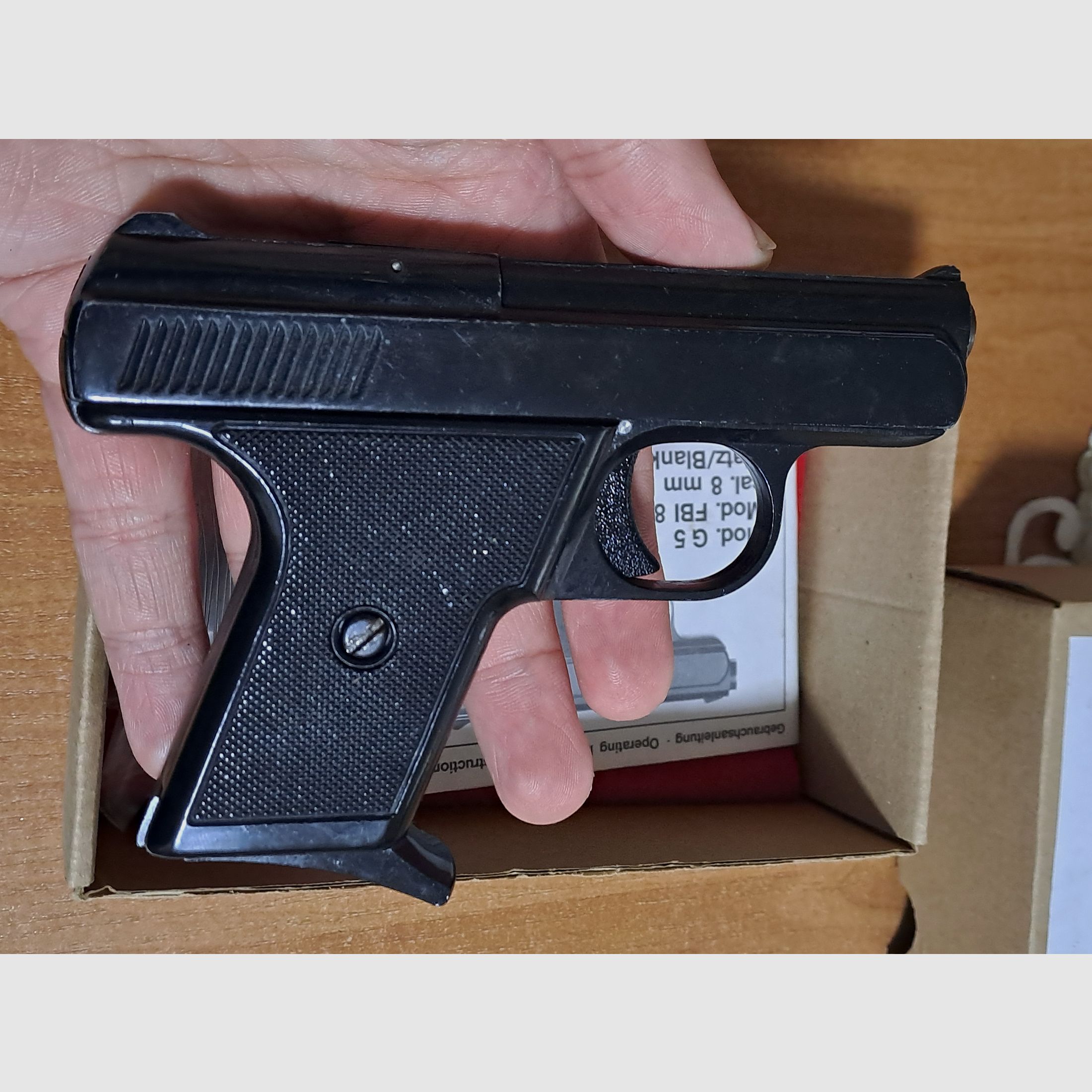 Vecchio protettore per carabina automatica Mod. “G5” nel primo PTB 12/ calibro 8 mm a percussione