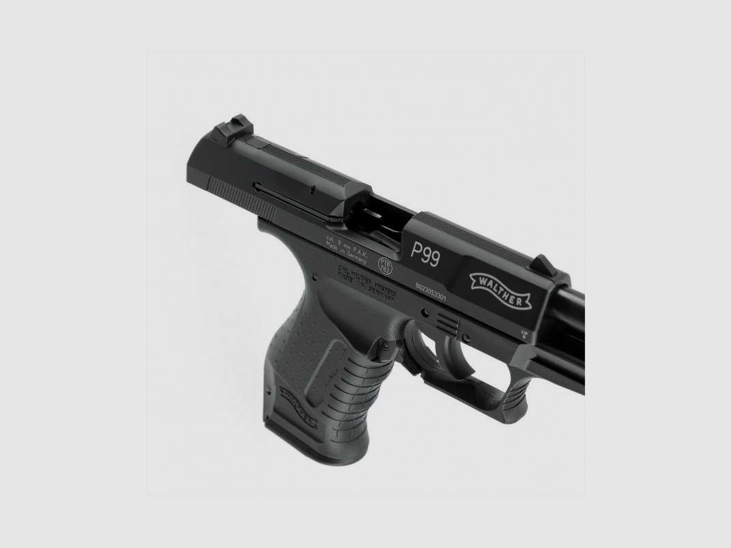Walther P99 9mm P.A.K. pistolet strzelający na alarm czarny